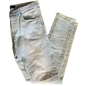 PURPLE BRAND Hickory Stripe Vintage P002 Light Indigo Blowout Men’s Size 32